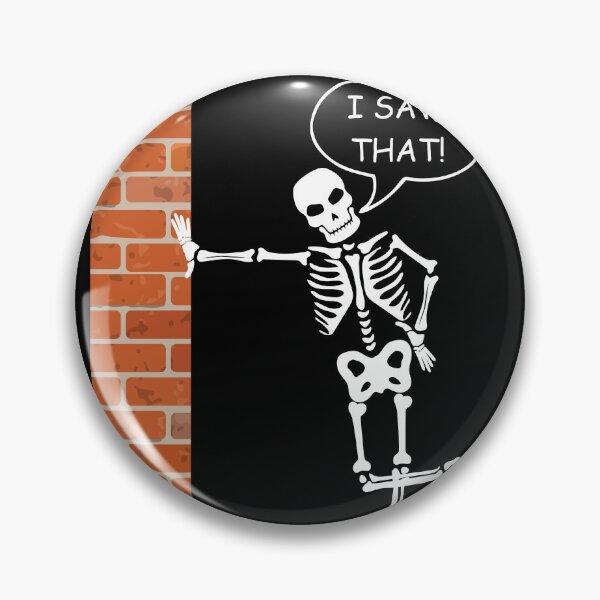 Item preview, Skeleton I saw that designed and sold by walkthecow.