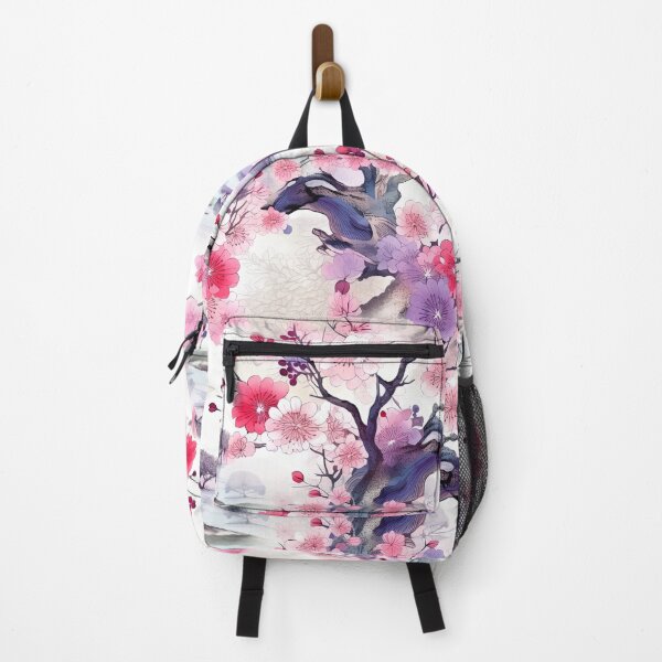 Item preview, Japanese Sakura Cherry Blossom Trees Floral Flowers designed and sold by Pink Pineapple Works.