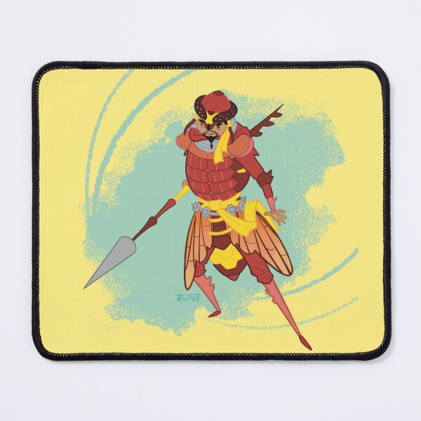 Item preview, Oriental hornet warrior illustration designed and sold by RyukiArtbook.