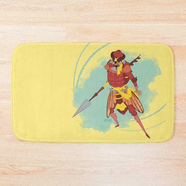 Item preview, Oriental hornet warrior illustration designed and sold by RyukiArtbook.