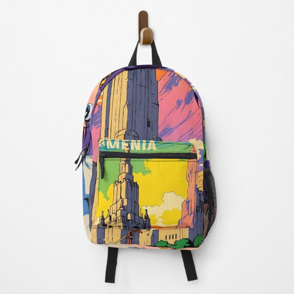 Item preview, Yerevan Armenia Retro Anime Girl 80s Vintage Travel designed and sold by Retro-Anime9.