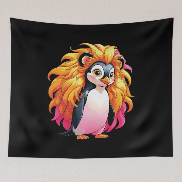 Item preview, Playful Animal Mashup (Penguin + Lion) designed and sold by Getup-clothing.