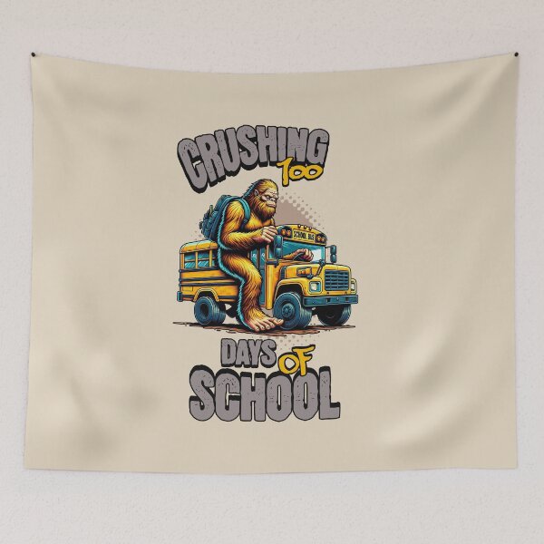 Item preview, Crushing 100 Days Of School designed and sold by RockBeeDesigns.