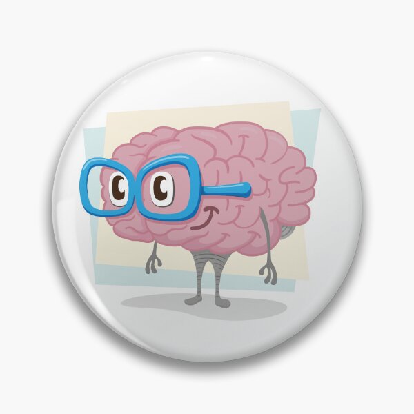 Item preview, Human brain organ mascot, smart and healthy designed and sold by LucianoCosmo.