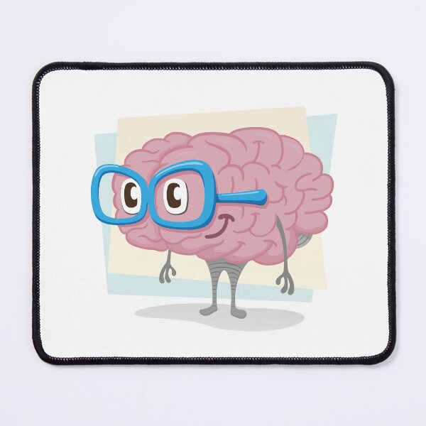 Item preview, Human brain organ mascot, smart and healthy designed and sold by LucianoCosmo.
