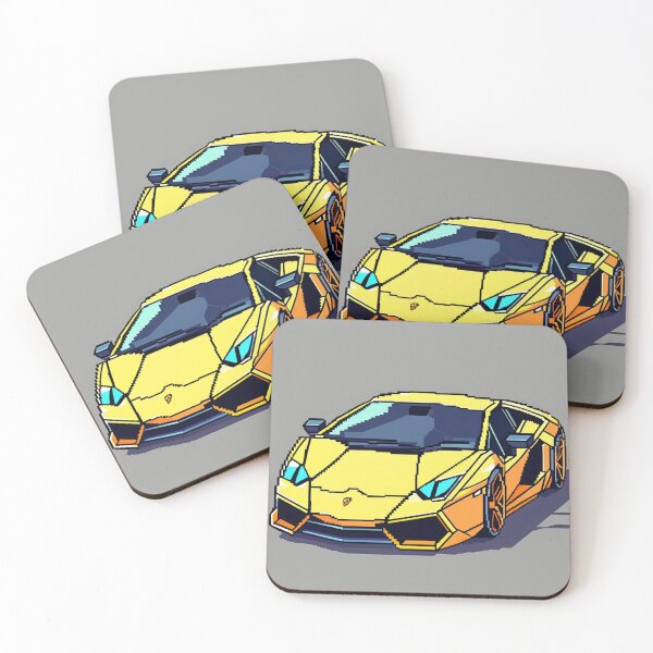 Artikelvorschau, Lamborghini Huracan Pixel Art entworfen und verkauft von ChronoQuirk.