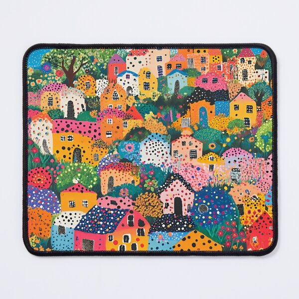 Item preview, Mexican Hillside Floral Village designed and sold by Neika Shimm Designs.