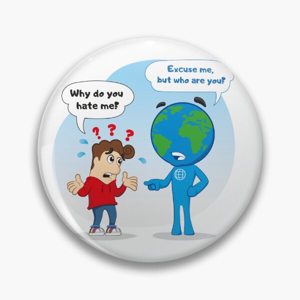 Item preview, Illustrated cartoon representing a dialogue between a person and planet Earth designed and sold by LucianoCosmo.