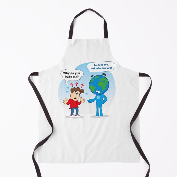 Item preview, Illustrated cartoon representing a dialogue between a person and planet Earth designed and sold by LucianoCosmo.