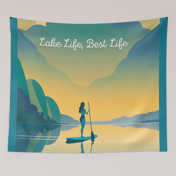 Item preview, Lake life, Best Life Paddle Board Girl designed and sold by RTeeSTS.