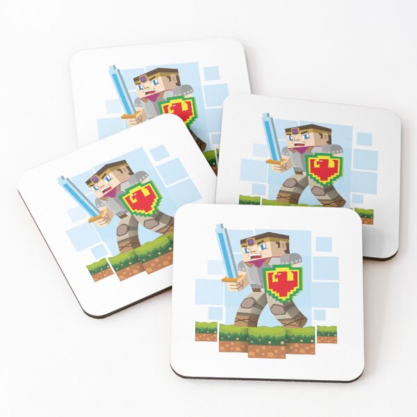 Item preview, Minecraft style video game character, pixel warrior designed and sold by LucianoCosmo.