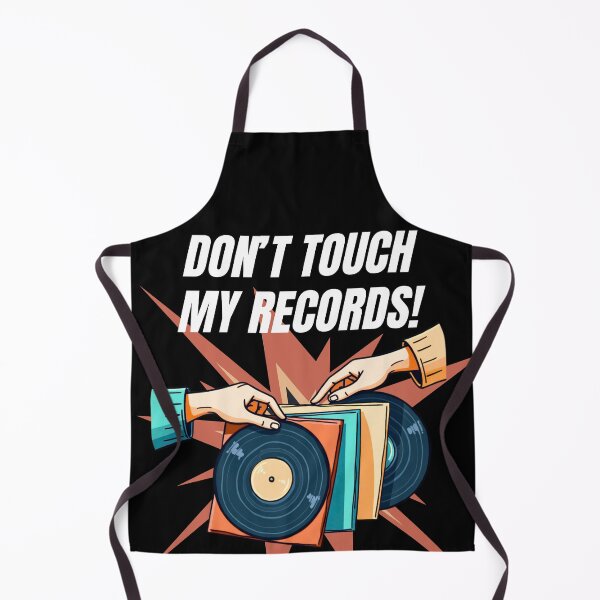 Item preview, Don’t Touch My Records – Funny Vinyl Lover Design designed and sold by JCRockDesign.