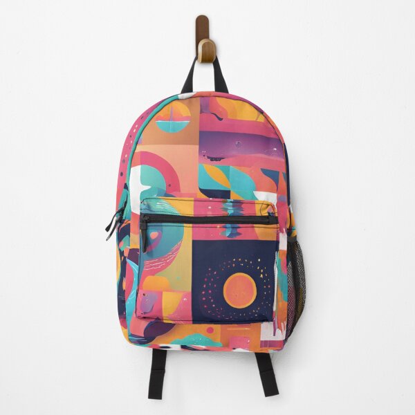 Item preview, Abstract Mosaic A Symphony of Shapes and Colors designed and sold by Eman Abou Ghazy.