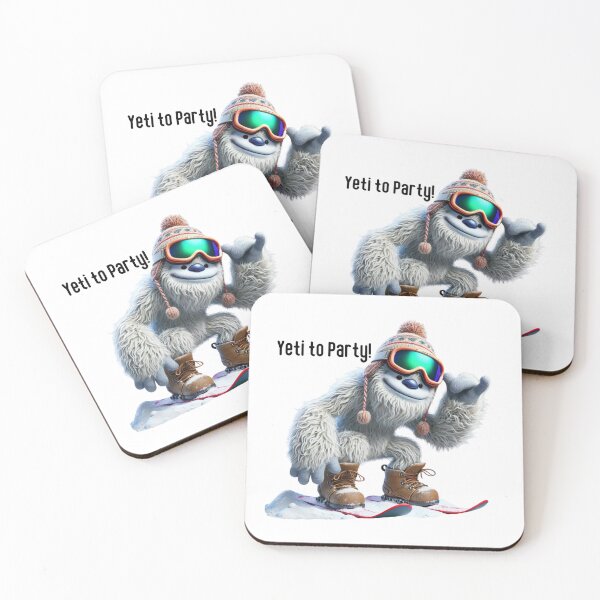 Item preview, Funny Yeti Cartoon Design - Snow Goggles & Winter Fun Adventure designed and sold by MiszungART.