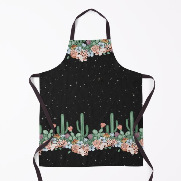 Item preview, Nighttime Boho Desert Cactus Flowers Steer Skulls designed and sold by Pink Pineapple Works.