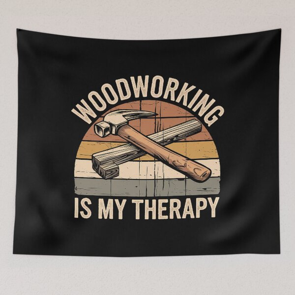 Item preview, Woodworking Is My Therapy designed and sold by BayBoutique.