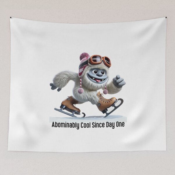 Item preview, Funny Yeti Cartoon Design - Snow Goggles & Winter Fun Adventure designed and sold by MiszungART.