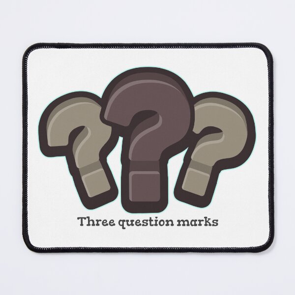 Item preview, question mark's designed and sold by MRRRDESIGN.