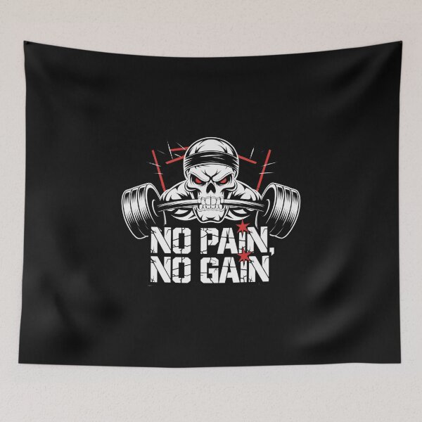 Item preview, Gym Skull barbell workout no pain  designed and sold by bukajart.