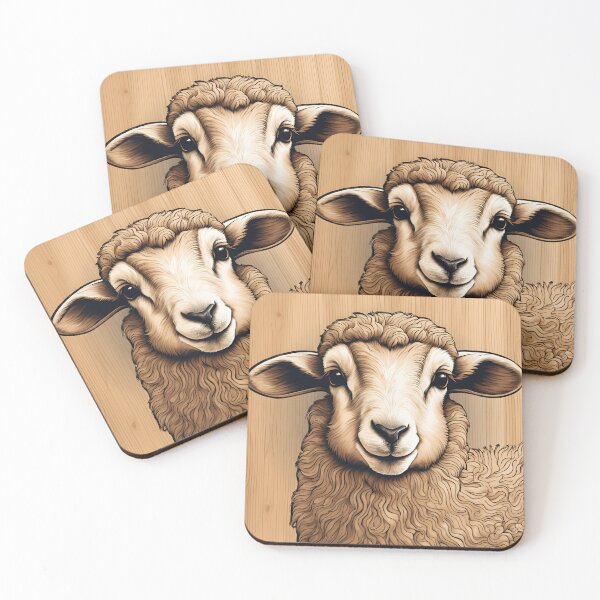Item preview, Sheep2 Pyrography designed and sold by Monika Turemka.