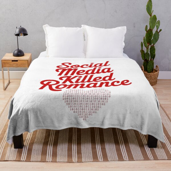 Item preview, Social Media Killed Romance Love Valentines designed and sold by Amanda's Factory.