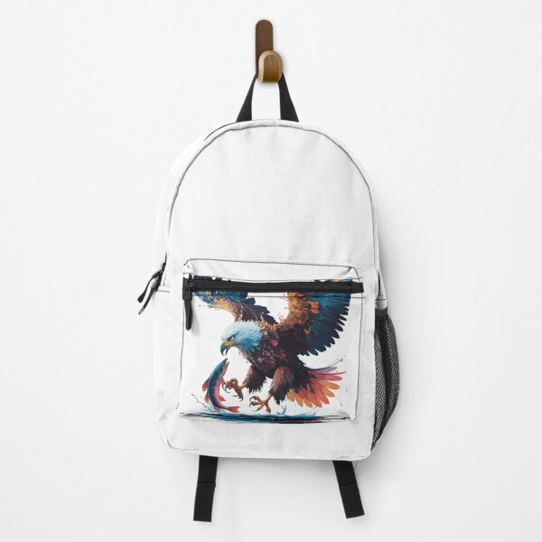 Item preview, Bald Eagle Catches Fish Canvas Design designed and sold by Mkx8.