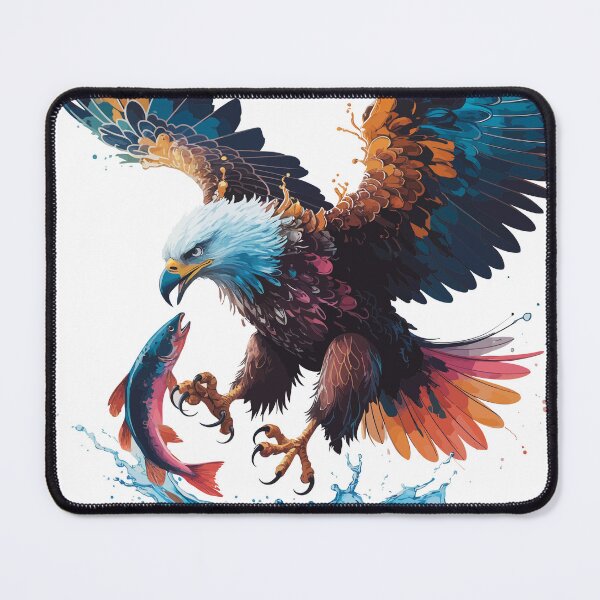 Item preview, Bald Eagle Catches Fish Canvas Design designed and sold by Mkx8.