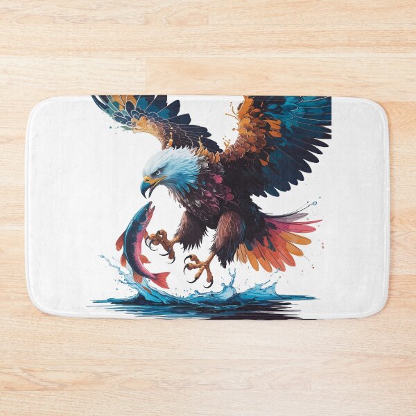 Item preview, Bald Eagle Catches Fish Canvas Design designed and sold by Mkx8.