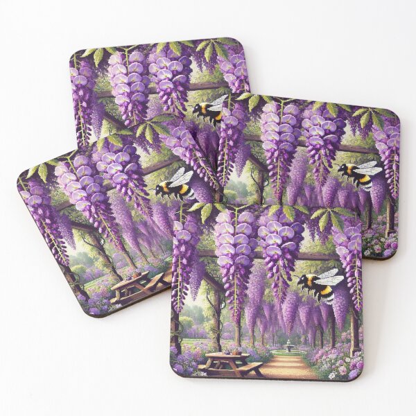 Item preview, Pixelated garden theme designed and sold by Sugar Wisdom .