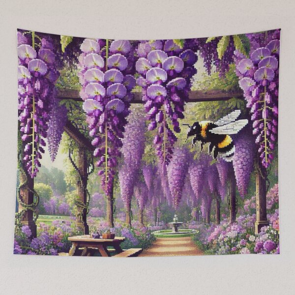 Item preview, Pixelated garden theme designed and sold by Sugar Wisdom .