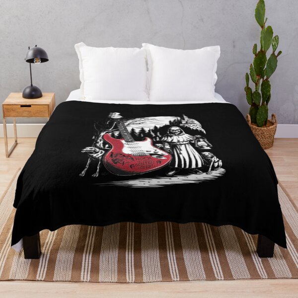 Item preview, Rock Gothic Guitar Design with Haunting Castle Scene designed and sold by love3617.