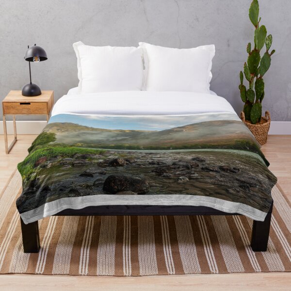 Aperçu de l'œuvre Matinée brumeuse le long du ruisseau de montagne créée et vendue par PixelBirch.