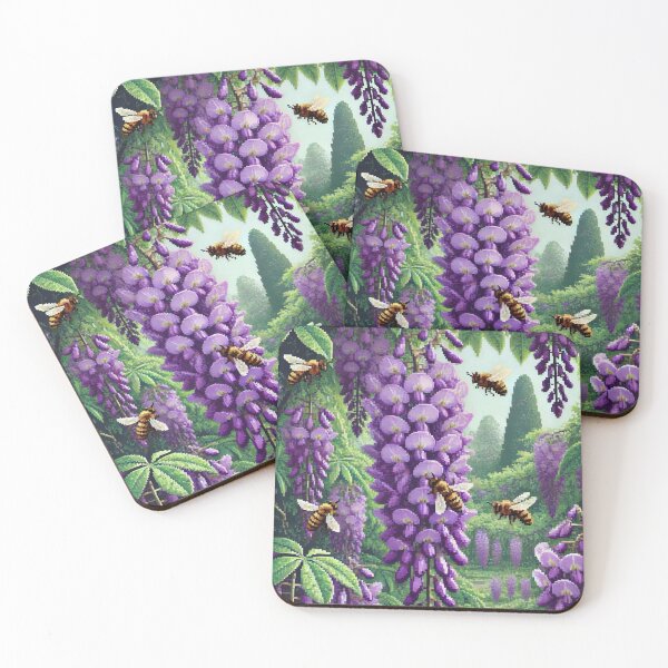 Item preview, Pixelated garden theme designed and sold by Sugar Wisdom .