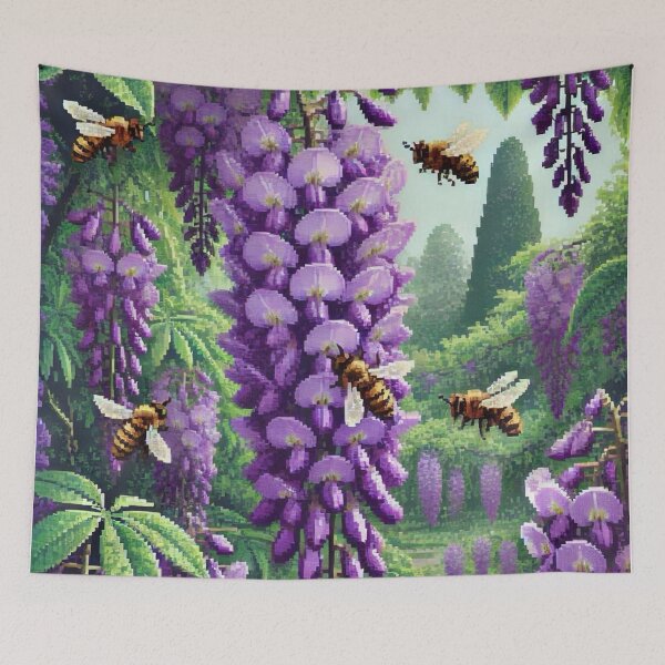 Item preview, Pixelated garden theme designed and sold by Sugar Wisdom .