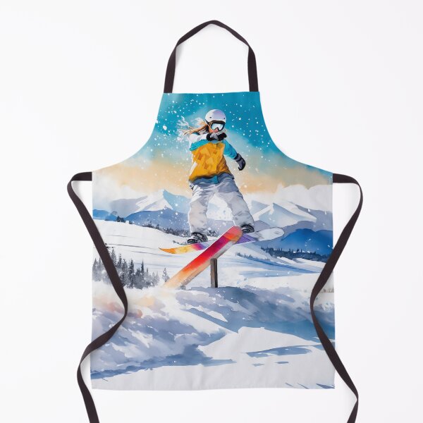 Item preview, A snowboarder mid-jump against snowy mountains, showcasing skill and adventure designed and sold by homydesign.