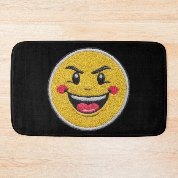 Item preview, emoji embroidery clothing patch V01 designed and sold by CreArtorium.