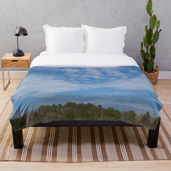 Item preview, Mixed Forest in Winter with Clouds designed and sold by gistinker.