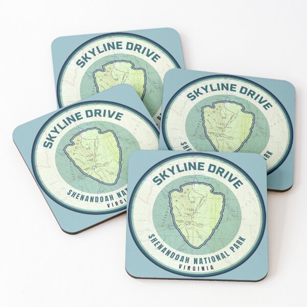 Item preview, Shenandoah National Park Souvenir Map - Skyline Drive designed and sold by Willz Designz.