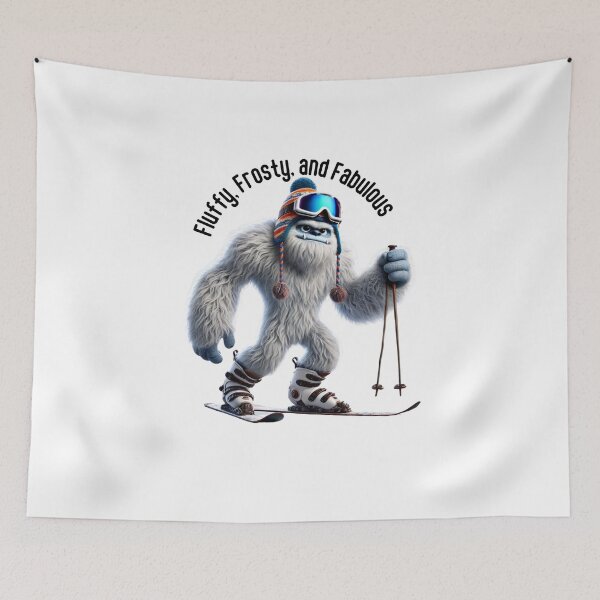 Item preview, Funny Yeti Cartoon Design - Snow Goggles & Winter Fun Adventure designed and sold by MiszungART.