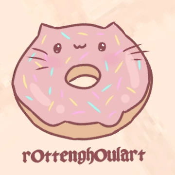 Vorschaubild zum Design Catbread (Donut) von RottenGh0ul