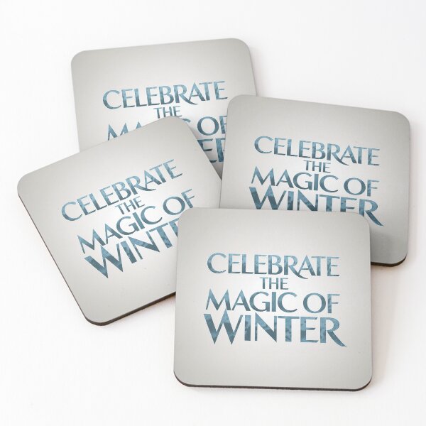 Item preview, Artistic Text Design Emphasizing Winter's Enchanting Spirit designed and sold by Creative88Art.