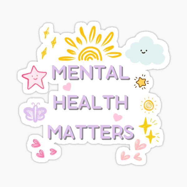 Item preview, Mental Health Matters - Positive Pastel Design designed and sold by Ezymay.