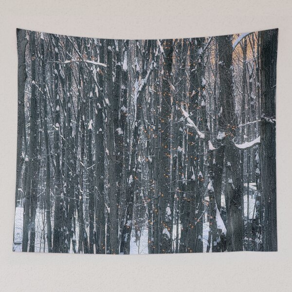 Item preview, First Winter Snow at Sunrise - Shefford - Canada designed and sold by Yannik Hay.