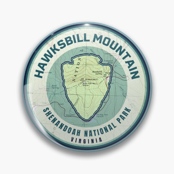 Item preview, Shenandoah National Park Souvenir Map - Hawksbill designed and sold by Willz Designz.