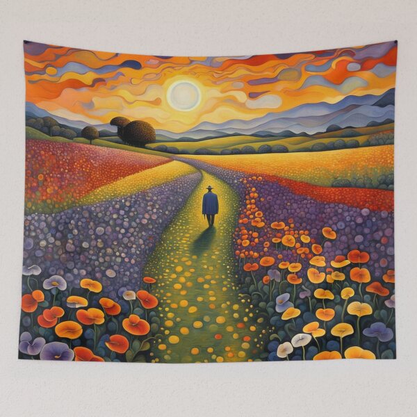 Item preview, Walking through meadow flowers 2 designed and sold by George Hutton Hunter.