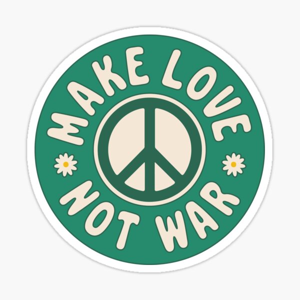 Item preview, MAKE LOVE NOT WAR designed and sold by asymmetrickid.