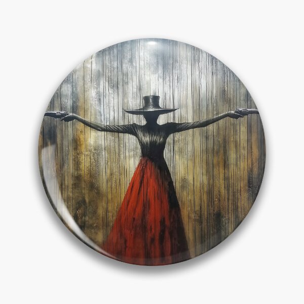 Item preview, Ghostly Gothic Gunslinger in black and crimson red. designed and sold by Shoot-The-Moon.
