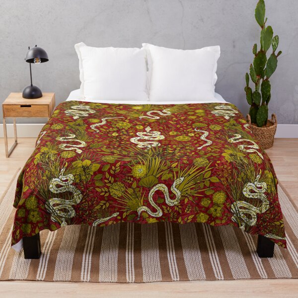 Item preview, Red and Gold Serpents Garden in the Year of the Snake designed and sold by IrishVikingDesigns.
