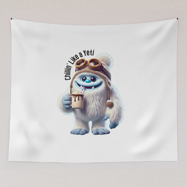 Item preview, Funny Yeti Cartoon Design - Snow Goggles & Winter Fun Adventure designed and sold by MiszungART.