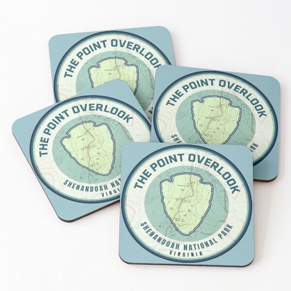 Item preview, Shenandoah National Park Souvenir Map - Point Overlook designed and sold by Willz Designz.